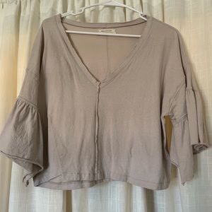 Urban outfitters crop sleeve